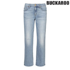 버커루 [BUCKAROO JEANS 2023] [완전득템!]여성 봄~느낌 뿜뿜 라이트인디고 워싱 고급 데님 청바지 스트레이트 일자핏 깔끔한 연출가능한 프리미엄진