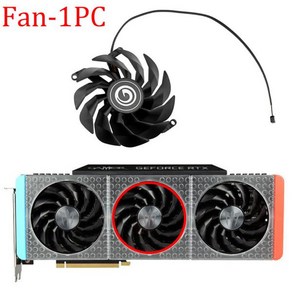 GALAX GeForce RTX 3060 3060Ti 3070 3070Ti 3080 3080Ti 3090 게이머 OC 그래픽 카드 냉각 팬 T2925SU 비