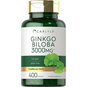 Calyle 칼라일 Ginkgo Biloba 징코빌로바 3000mg 400정, 1개