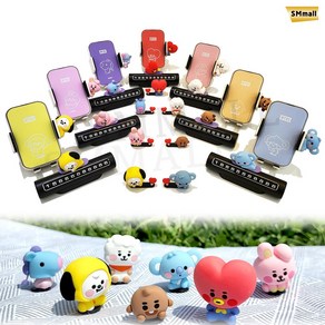 BT21차량용품 BEST 피규어주차번호판무선충전거치대, BT21 차량용 주차번호판 슈키 SHOOKY, 1개