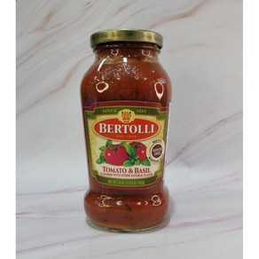 베르톨리 토마토 앤 바질 소스 680g(미국)Betoli Tomatoes and Basil Sauce 680g(USA), 680g, 1개