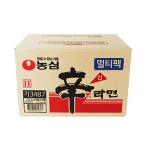 [소하루] 농심 신라면 120g 40봉