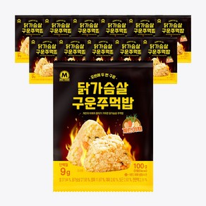 미트리 닭가슴살 구운 주먹밥 계란야채, 100g, 12개