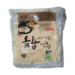 우천식품 유부슬라이스(우동 전골용)1kg 고소하고 맛있는 유부, 1개, 1kg