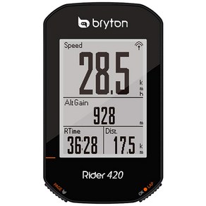 (Bryton) Rider 420E GPS 35 브라이튼 사이클 컴퓨터 자전거 네비게이션 터치