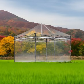 설치가 쉬운 전면 투명 풀세트 천막 포장마차 캐노피 온실, 베이직 프레임