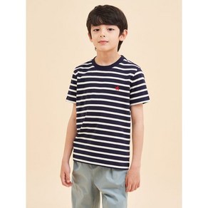 빈폴키즈 BEANPOLE KIDS Eential 스트라이프 반소매 티셔츠 네이비 BI4242UE3R176904