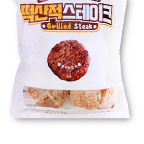 식자재용 고기 떡산적 스테이크 2kg(60gx33개이상) 업소용 도시락반찬용, 2kg, 1개