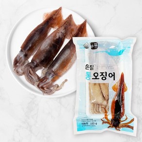 자연산 손질통오징어 특대(320g) x 5팩 10마리, 5개