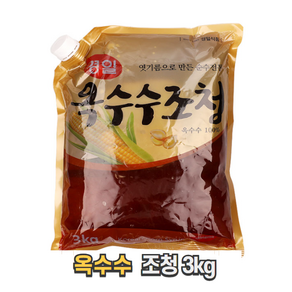 옥수수 조청 10KG 경일식품 옥수수100%, 6개, 3kg