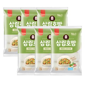 삼립 냉동 미니꼬마 호빵 야채 40g 6입 x 6봉, 6개