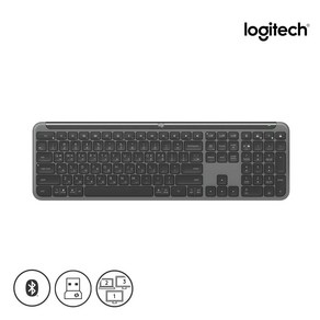 로지텍코리아 로지텍 SIGNATURE SLIM K950 무선 키보드, 제조사축, BLACK(블랙)