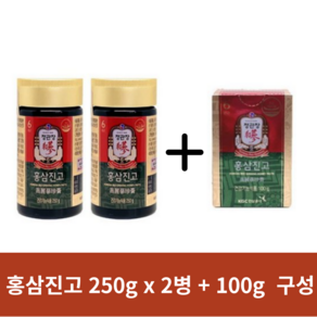 [정관장] 홍삼진고 250gX2병/1박스+100g 더, 없음, 250g, 2개