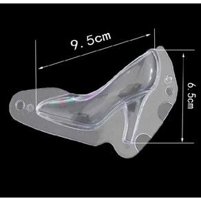 3D 입체 초콜릿 몰드슈가 케이크 틀여성 하이힐 몰드젤리 DIY단단한 틀