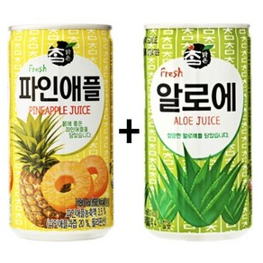 참맑은 파인애플(15캔) + 참맑은 알로에(15캔), 30개, 175ml