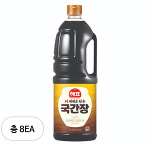 [해표] 국간장, 1.8L, 8개