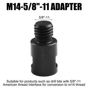 광택기 앵글 연마기 어댑터 컨버터 M10 M14 5/8-11 아버 커넥터 연마 나사 피팅, 4) M14 To 5 8 11