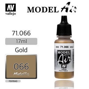 Vallejo _ 71066 Model Ai _ Gold (Metallic), 1개