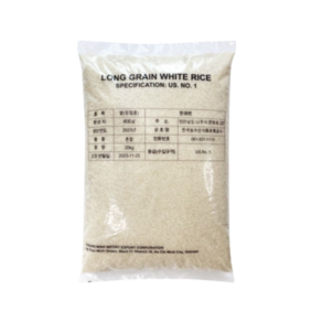 베트남쌀 20kg 1등급 안남미 수입쌀 LONG GRIAN WHITE RICE, 1개