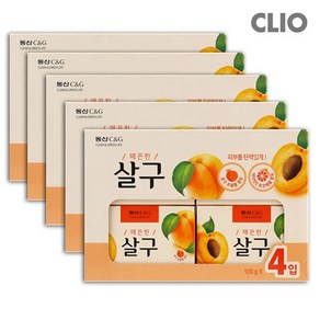 크리오 살구비누100G 4입, 100g, 20개