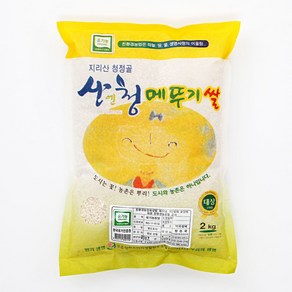 지리산 친환경쌀 유기농 메뚜기쌀 찹쌀 당일도정, 1개, 4kg