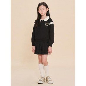 [정품] 빈폴키즈 [시즌오프30%][BEANPOLE KIDS] 여아 칼라 포인트 미니쮸리 스웨트 셔츠 블랙 트렌디한