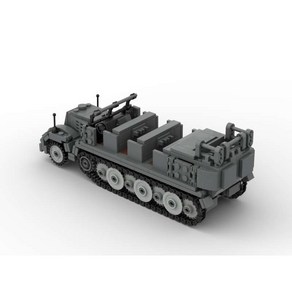 미꾸지꾸 브릭호환 밀리터리 MOC Sd.Kfz. 6 ( Sonderkraftfahrzeug 6) 독일군 병력수송차량