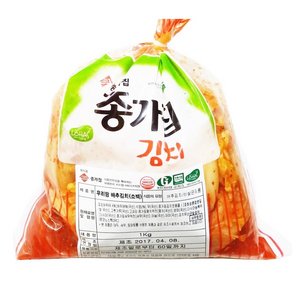 종가집 포기김치1kg, 포기김치, 1개, 1kg