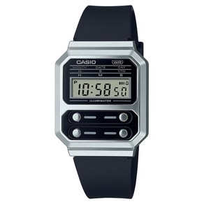 CASIO 카시오 A100WEF-1A 공용 레트로 디지털워치 블랙