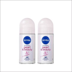 [매장정품] 니베아 데오드란트 롤온 펄 앤 뷰티 50ml X 2개