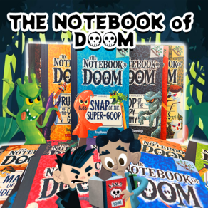 국내 The Notebook of Doom 더 노트북 오브둠 10권세트 영어원서 음원제공