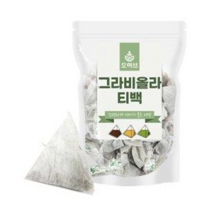 오허브 그라비올라 티백 그라비올라차 100개 삼각티백차 식수대용, 1개, 100개입