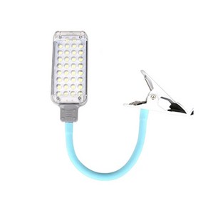 34 LED 충전식 집게 자바라 작업등 DJD724, 1개