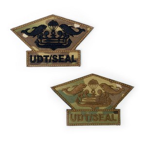 멀티캠 UDT SEAL 유디티 와펜 위장 블랙, 멀티캠 코요테 브라운, 멀티카모 코요테 브라운, 1개