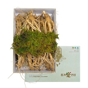 효능에 차이가 없는 난발삼 인삼 500g/750g [세척 비세척] 세척시 비닐포장, 500g비세척 곽 포장, 1개