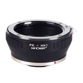 K&F Concept PK-Nikon 1 _ Pentax MF Lens - Nikon 1 Body 변환어뎁터, 1개