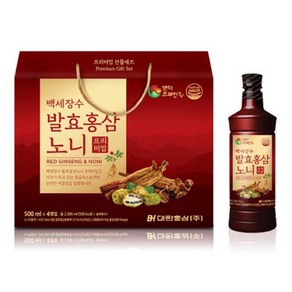 발효홍삼 노니 프리미엄 500mlx4병, 1개, 500ml