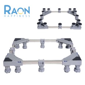 Raon 세탁기 받침대 12발, 1개, RJS-F04