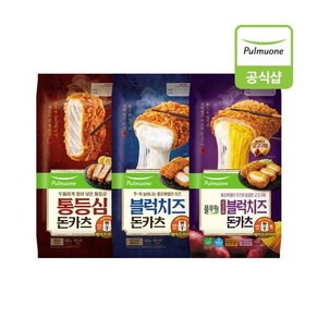 [풀무원] 돈카츠 3개(통등심1개+블럭치즈1개+고구마치즈1개), 450g