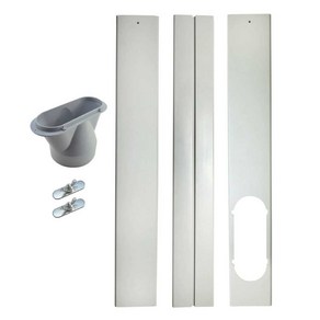에어컨 보조샷시 자바라 창문용 창틀보조거치대 창문 2-조인트 보드 세트 + 15cm 커넥터, 2. 2-조인트 보드 + 15cm, 1개