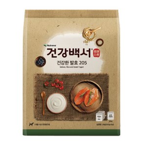 건강백서 전연령 강아지 건강한 발효 205 건식사료, 가수분해 연어, 2.5kg, 1개