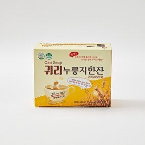 순천 쌍지뜰 귀리누룽지한잔 / 국산귀리 / 다이어트간식 / 순천누룽지/잡곡누룽지/ 숭늉 / 캠핑요리/라밥/ 아침간편식 / 간편누룽지 / 2분누룽지, 440g, 1개