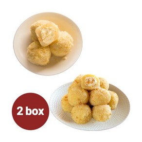 아리울떡공방 찹쌀떡 2종(리얼크림떡 1box+옥수수크림떡1box), 1kg, 2개