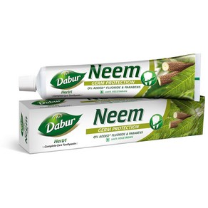 Dabur Herb Neem 강력한 세균보호 치약 200g 불소 및 파라벤 free 풍부한 천연성분