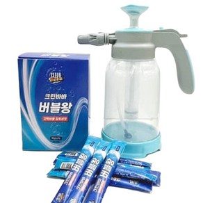 하프클럽/크린바바 한번에 싹 버블왕 100포 + 전용분사기, 100개