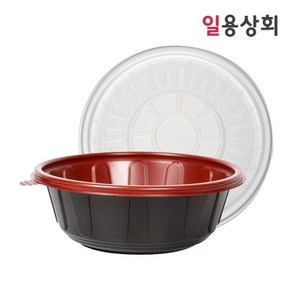 [ILYONG] 미니 탕용기 JH 195파이 소 1100ml 50세트 PP 투톤