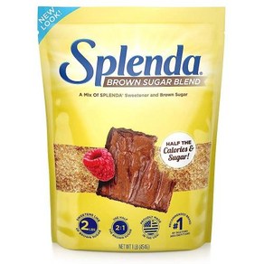 SPLENDA 베이킹용 브라운 슈가 블렌드 0.5kg1파운드 백, 16 Ounce (Pack of 1), 1개, 454g