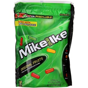 Mike & Ike 모듬 과일 오리지널 츄 캔디 10온스, 1개, 283g