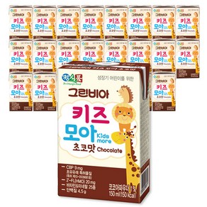 그린비아 키즈모아 초코맛 150mlx24팩, 24개, 150ml