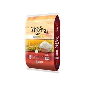 24년 햅쌀 가을 누리쌀 20kg, 1개